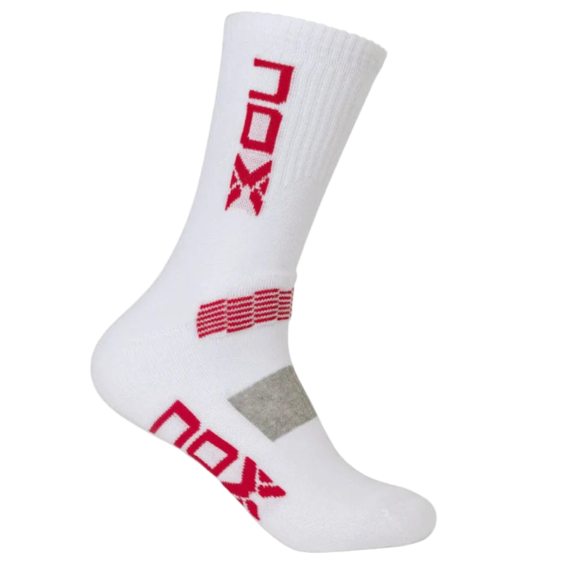 Nox Padel Socks White and Red