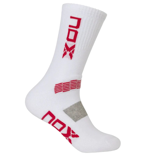 Nox Padel Socks White and Red
