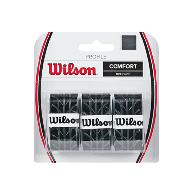 Pack 3 Wilson Profile Comfort Overgrips Black
