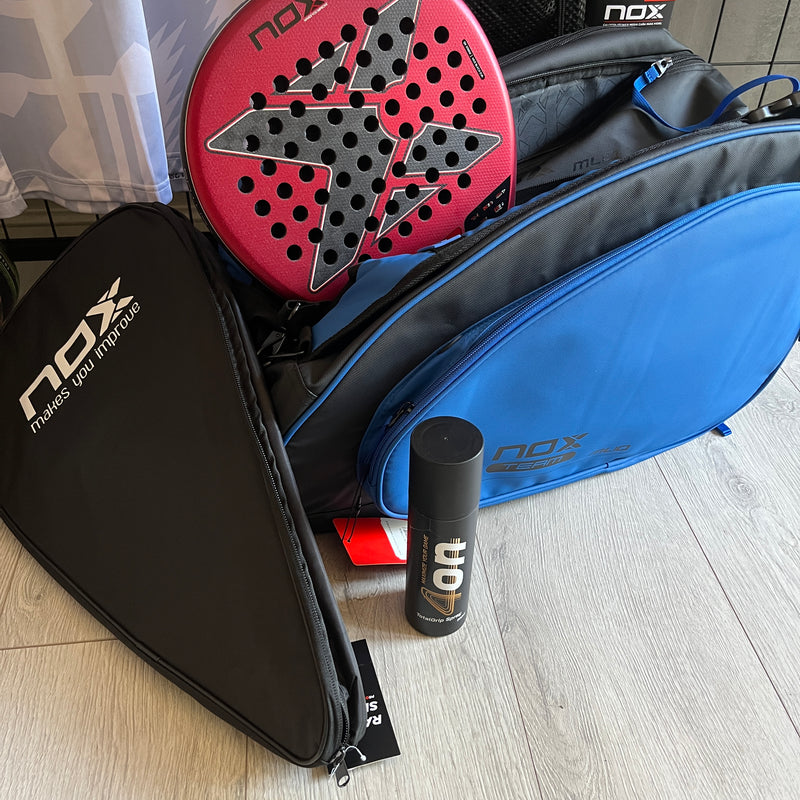 NOX EA10 Attack Bundle – Racket, ML10 Team Bag & Grip Spray