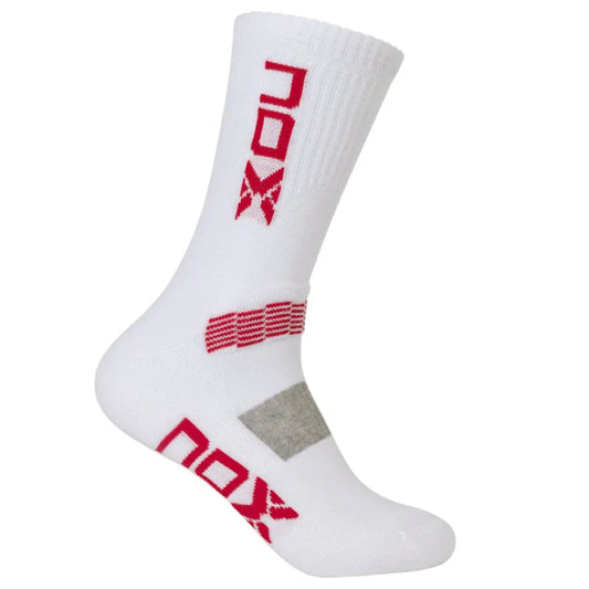 Nox Padel Socks White and Red