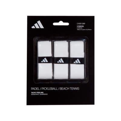 Pack 3 White Adidas Overgrips