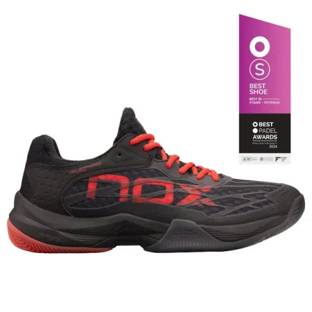 Nox AT10 Lux Black/Red Sneakers