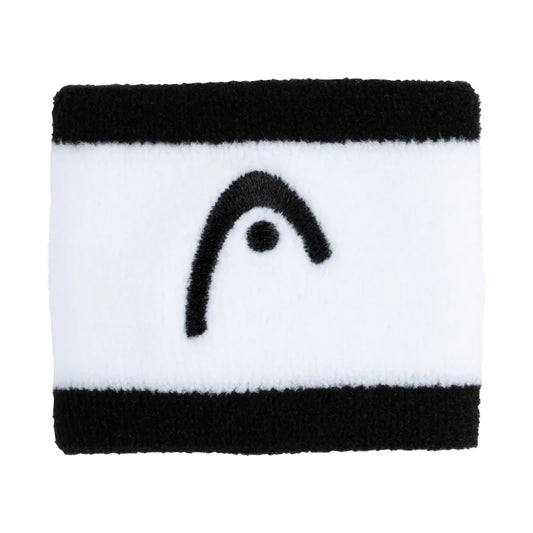Head Striped 2.5 Wristbands Black/White 2025