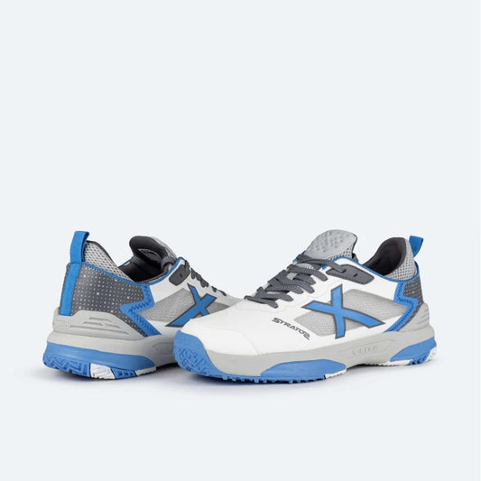 Munich Stratos 18 White/Light Blue Sneakers