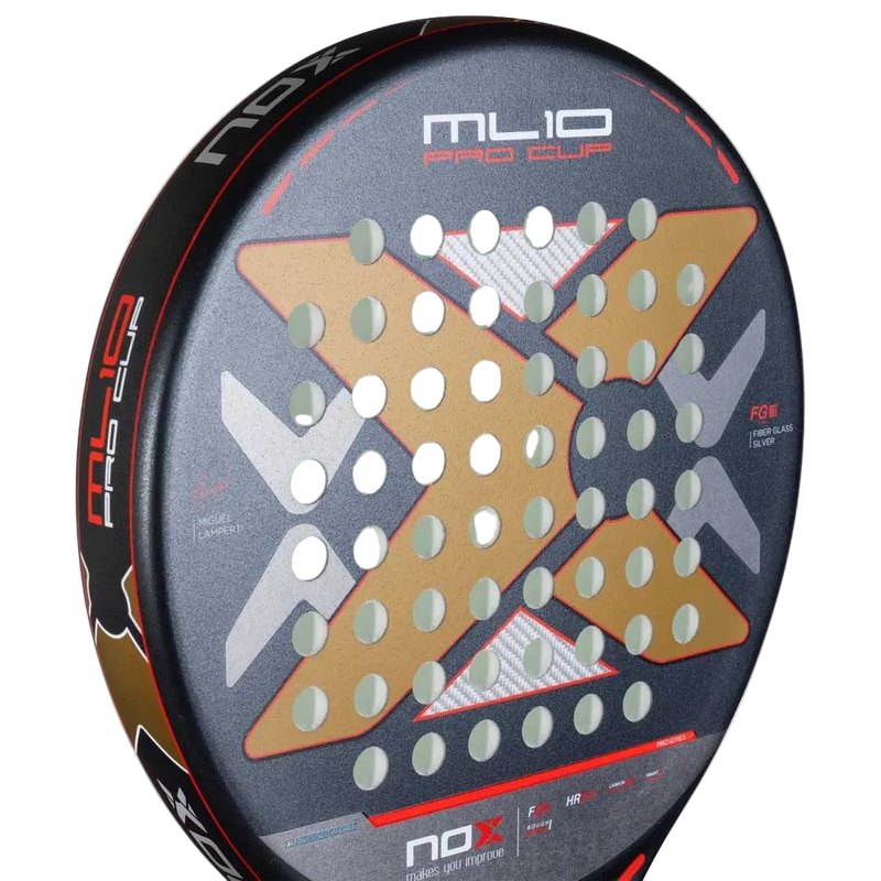 NOX ML10 Pro Cup Rough Surface 2025 Padel Racket | Miguel Lamperti | Buy UK